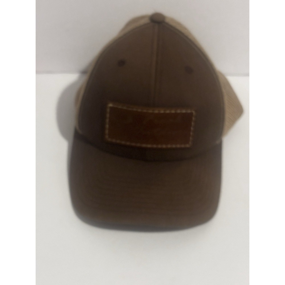 Freak Outdoors Hat Cap Brown Work Wear Snap Back Mesh Mens Casual Trucker